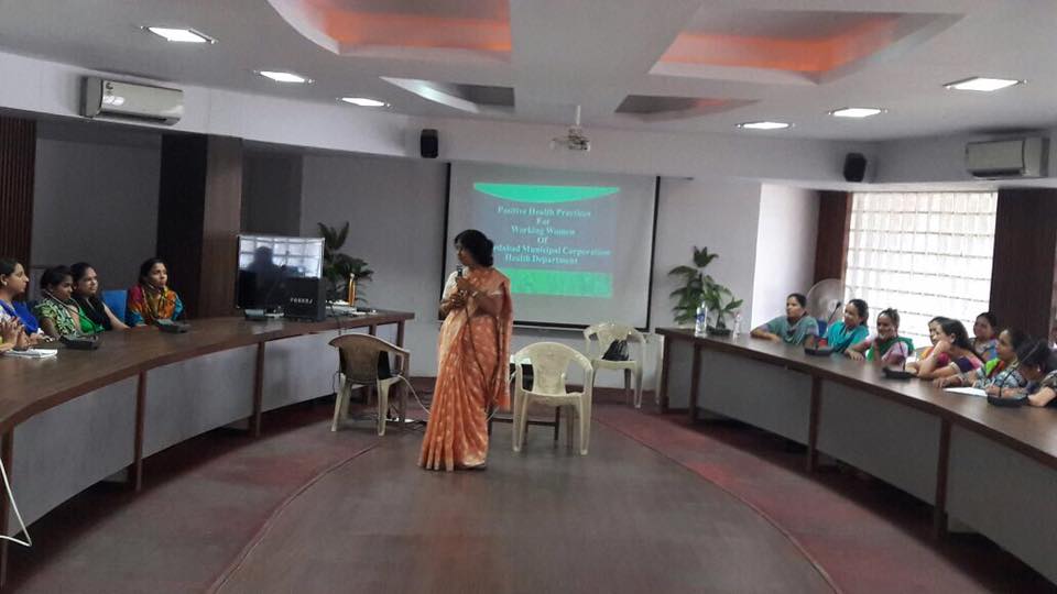 Women wellness and high energy work life workshop for 81 ASHA workers 